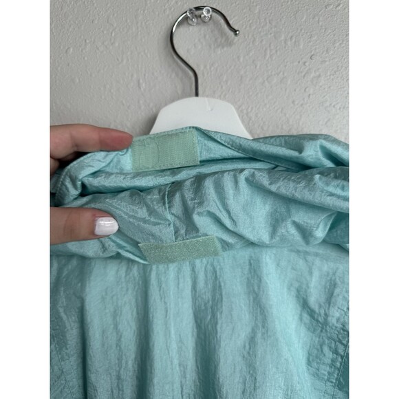VINTAGE 80s 90s Windbreaker Jacket Light Blue Size Small Pacific Trail - Picture 8 of 8